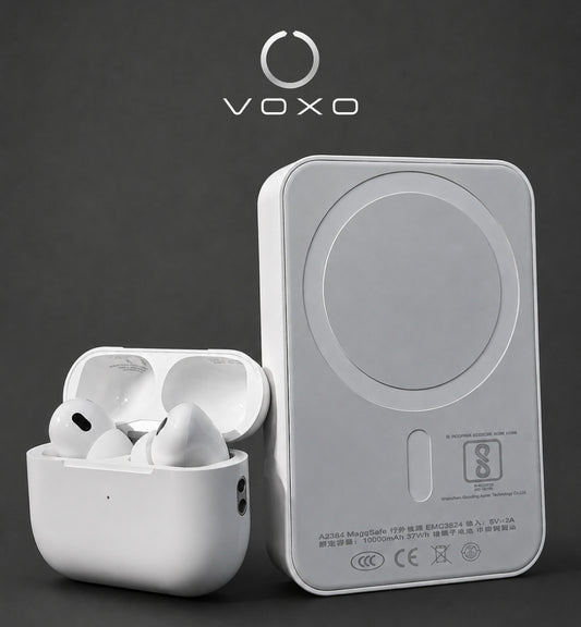 VOXO Pods Pro 2 ANC + Magsafe 10,000mAh Powerbank Combo