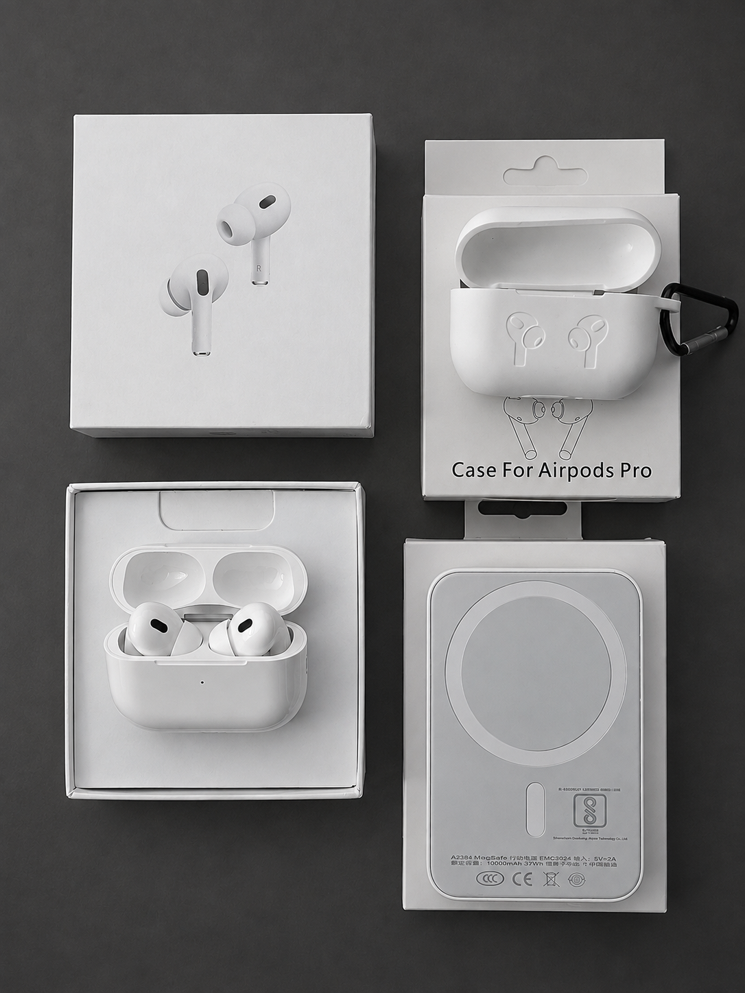 VOXO Pods Pro 2 ANC + Magsafe 10,000mAh Powerbank Combo