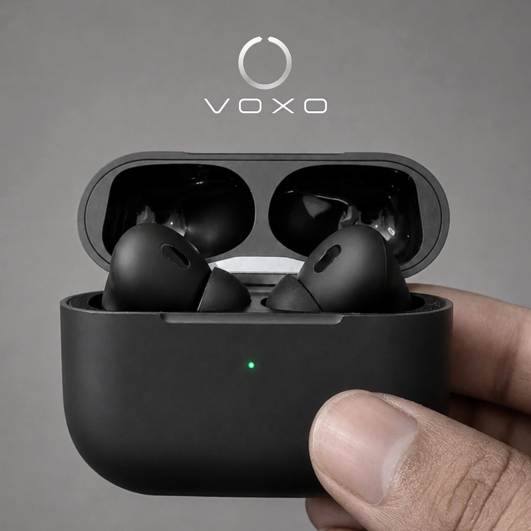 VOXO Pods Pro 2 Matt Black ANC - OG Imported USA Quality