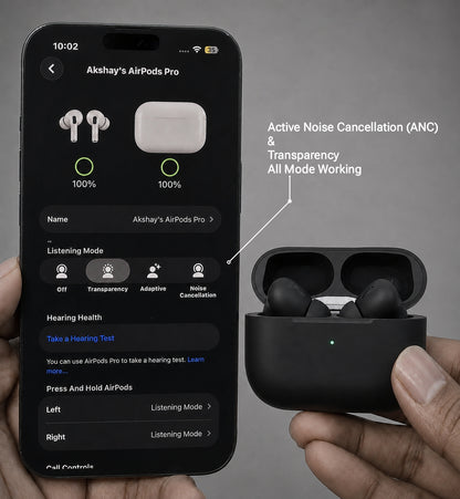 VOXO Pods Pro 2 Matt Black ANC - OG Imported USA Quality